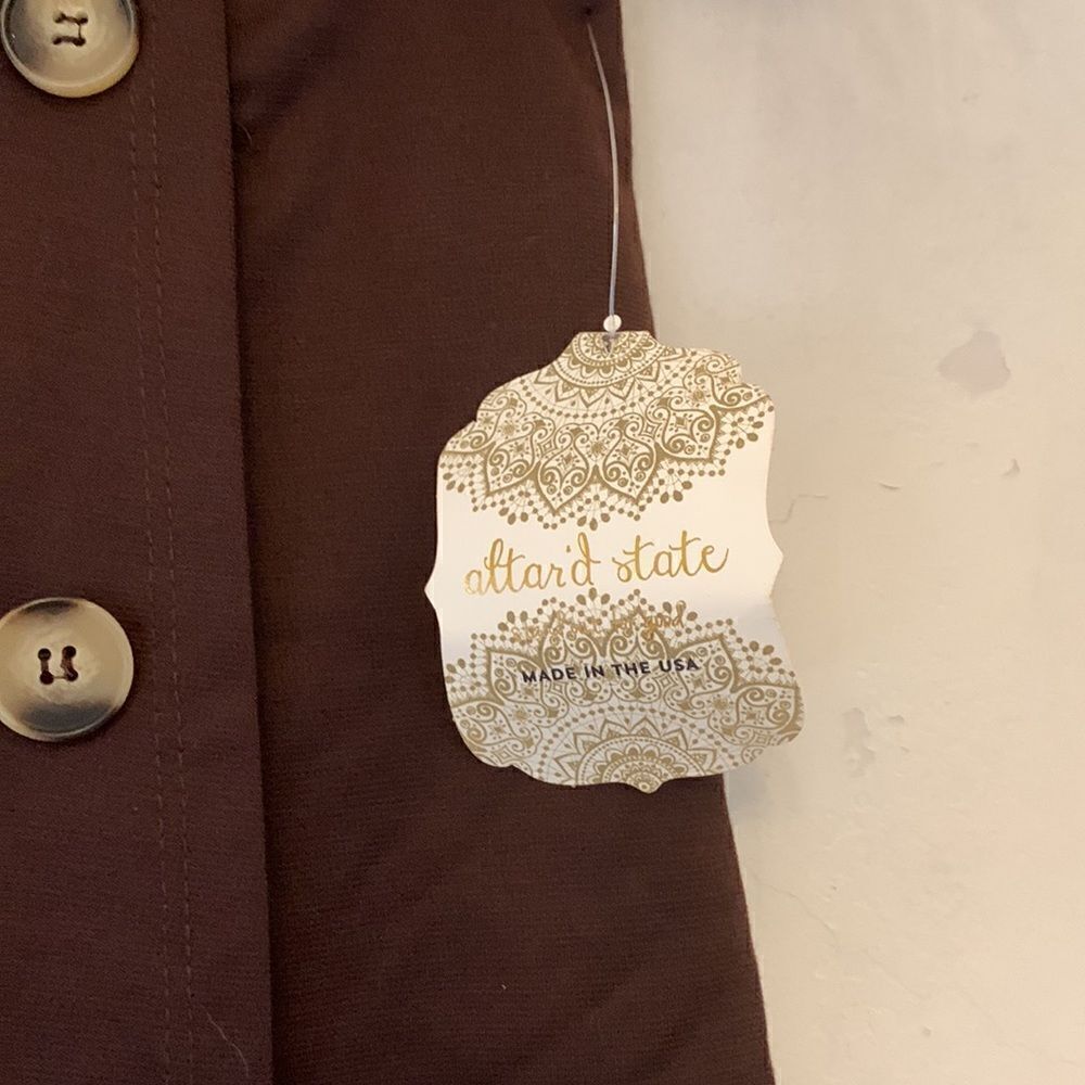 Altar’d Stat brown skort Size S NWT - Picture 3 of 9